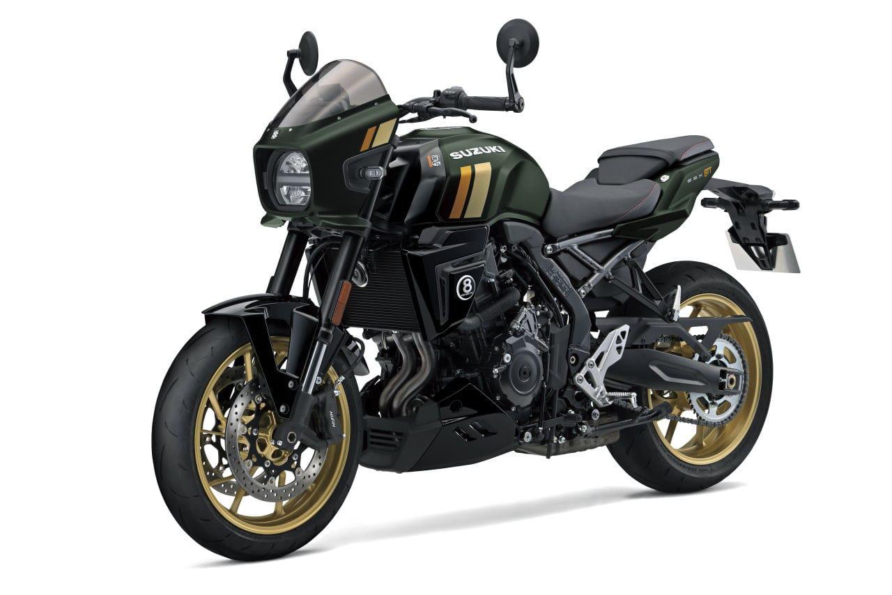 画像1: スズキ新型ヘリテージスポーツ『GSX-8TT』の全方位カットや細部が新たに公開！国内正式発表前に各部をじっくりチェックしてみよう！【スズキのバイク！ の新車ニュース】