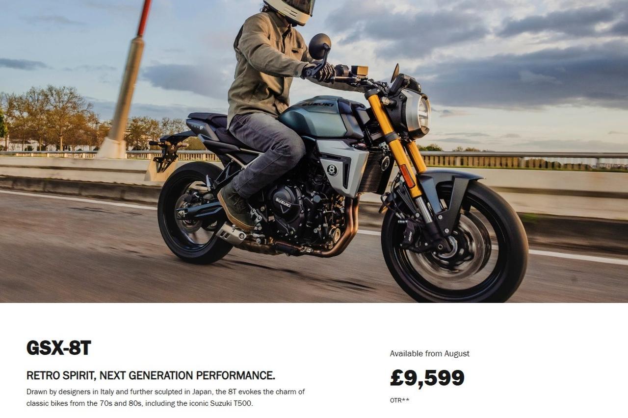 画像: 【価格予想】新型『GSX-8T』と『GSX-8TT』の英国価格がもう出てた!? もし日本導入されるとしたらいくらになる？- スズキのバイク！