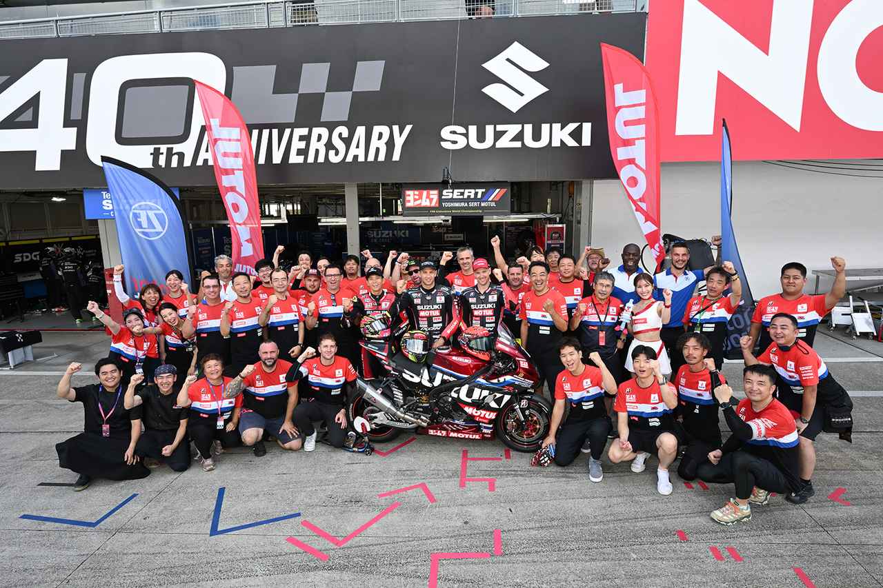 画像1: 【プレイバック鈴鹿8耐2025】鈴鹿8耐で「ヨシムラ SERT Motul」が3位表彰台！100%サスティナブル燃料で挑んだ「チームスズキCNチャレンジ」もトラブルを乗り越えて灼熱の8時間を走り切った！【スズキのバイク！ の耳よりニュース】