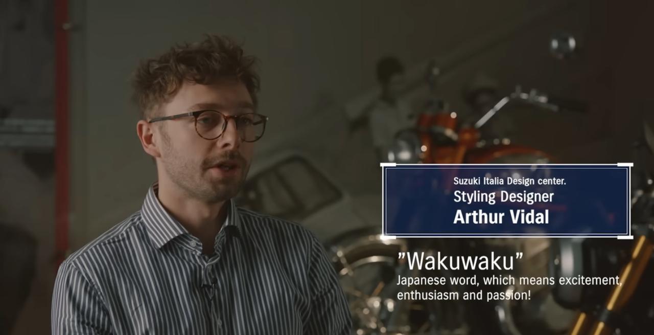 画像: GSX-8Tシリーズ・チーフデザイナー　Arthur Vidalさん