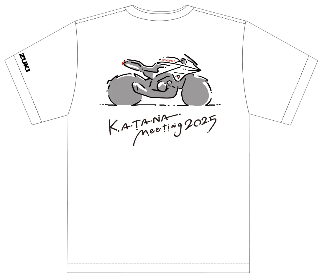 画像: KATANAミーティング2025 限定Tシャツ(ホワイト)BACK