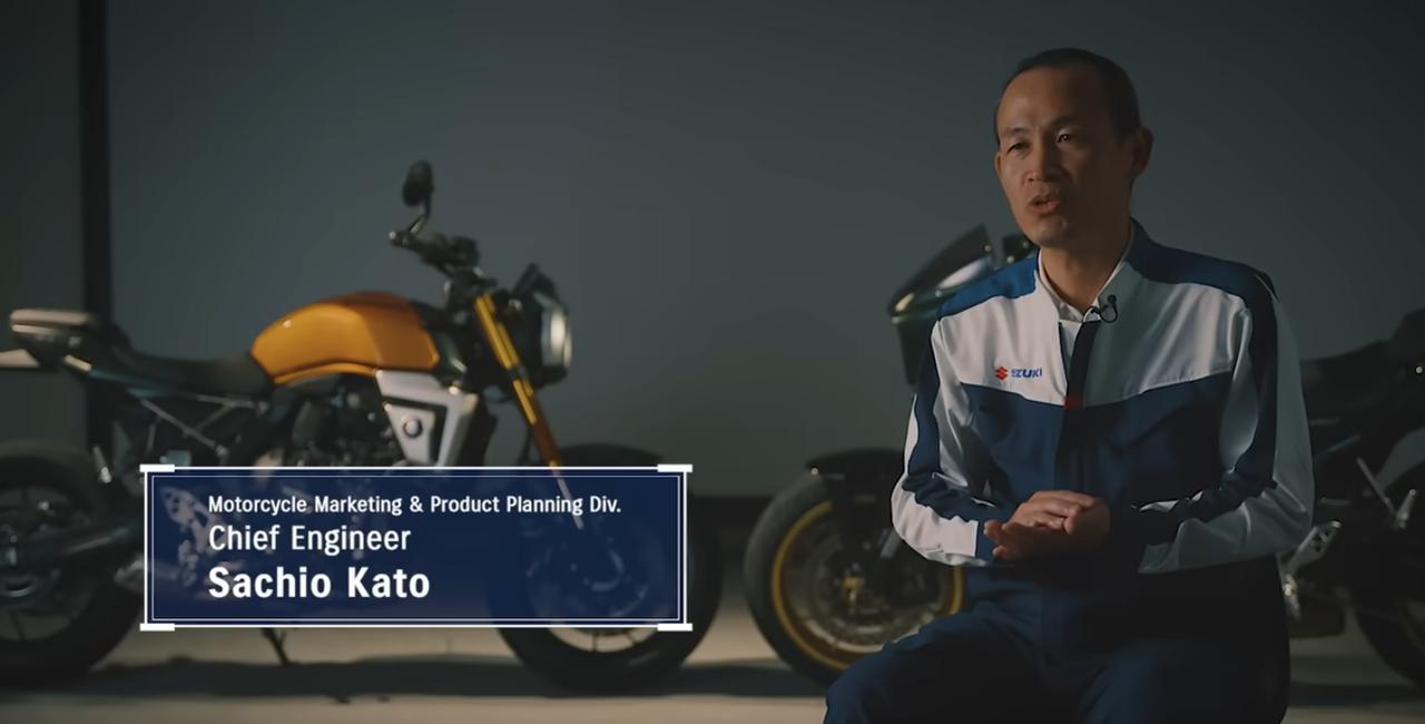 画像: スズキ株式会社 二輪営業・商品部 チーフエンジニア　加藤幸生さん