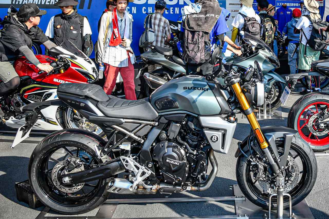 画像1: 新型「GSX-8T」オプションパーツ装着車