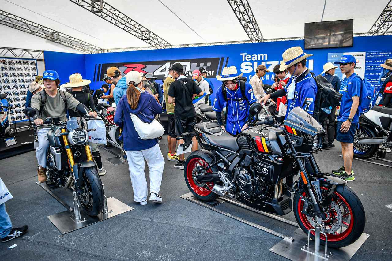 画像2: 新型「GSX-8T」と「GSX-8TT」がサプライズ披露！