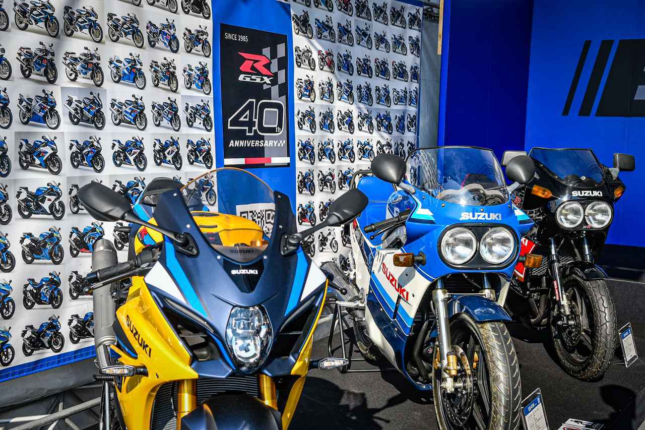 画像2: 新型「GSX-R1000R」の実車をチェック! まさかの“ミニGSX-R”も電動バイクで登場か⁉︎【スズキのバイク! の耳よりニュース】
