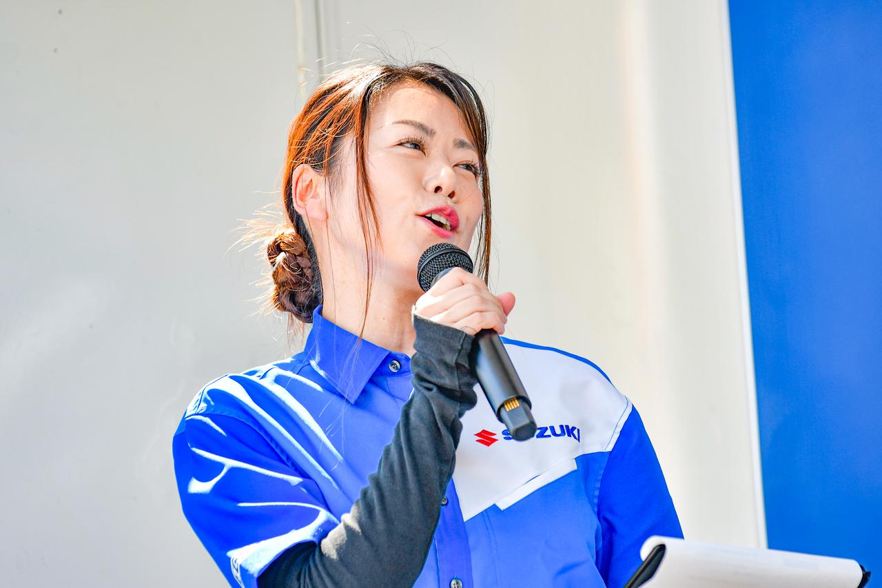 画像: MC 週間バイクTV 木村亜美さん
