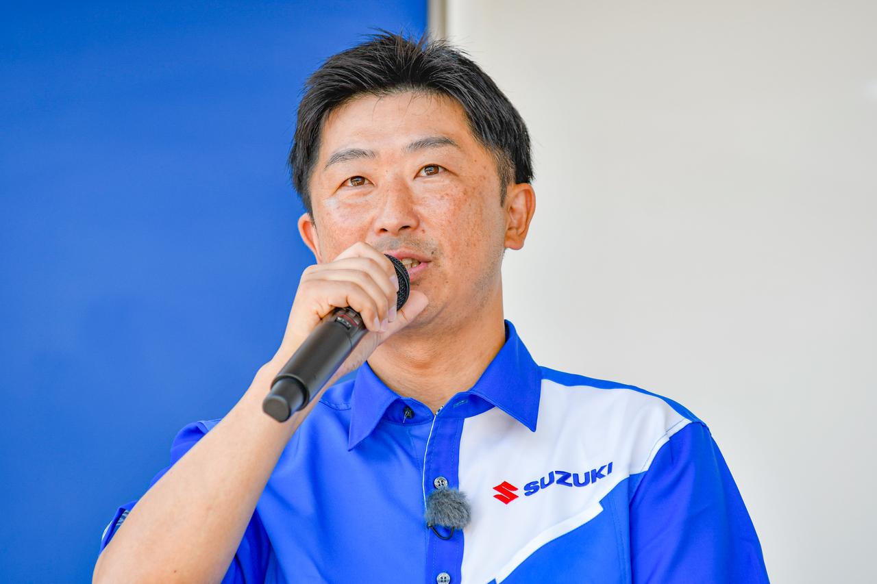 画像: スズキ二輪事業部 KATANAテストライダー 大城光さん