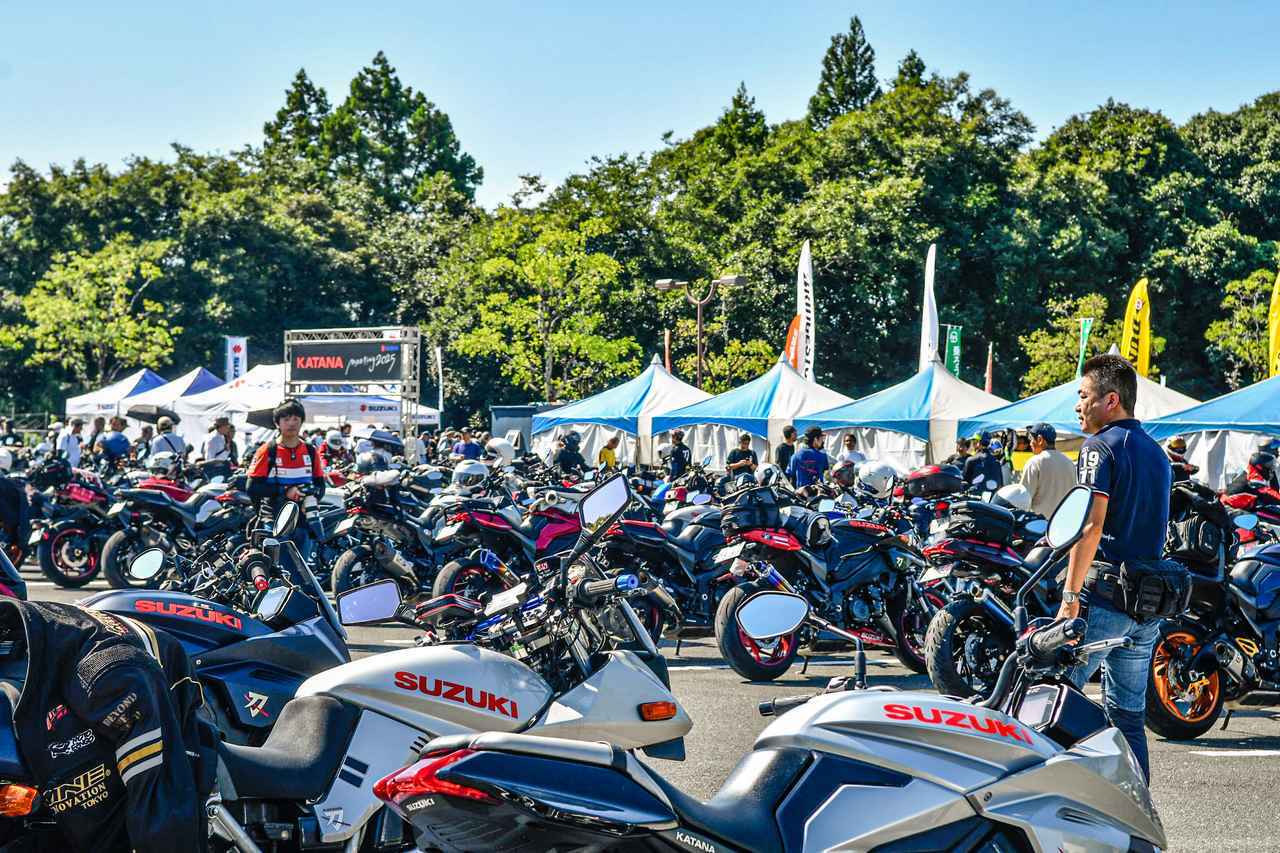 画像2: スズキの聖地・浜松はカタナ一色!新旧KATANAファンが集った一体感