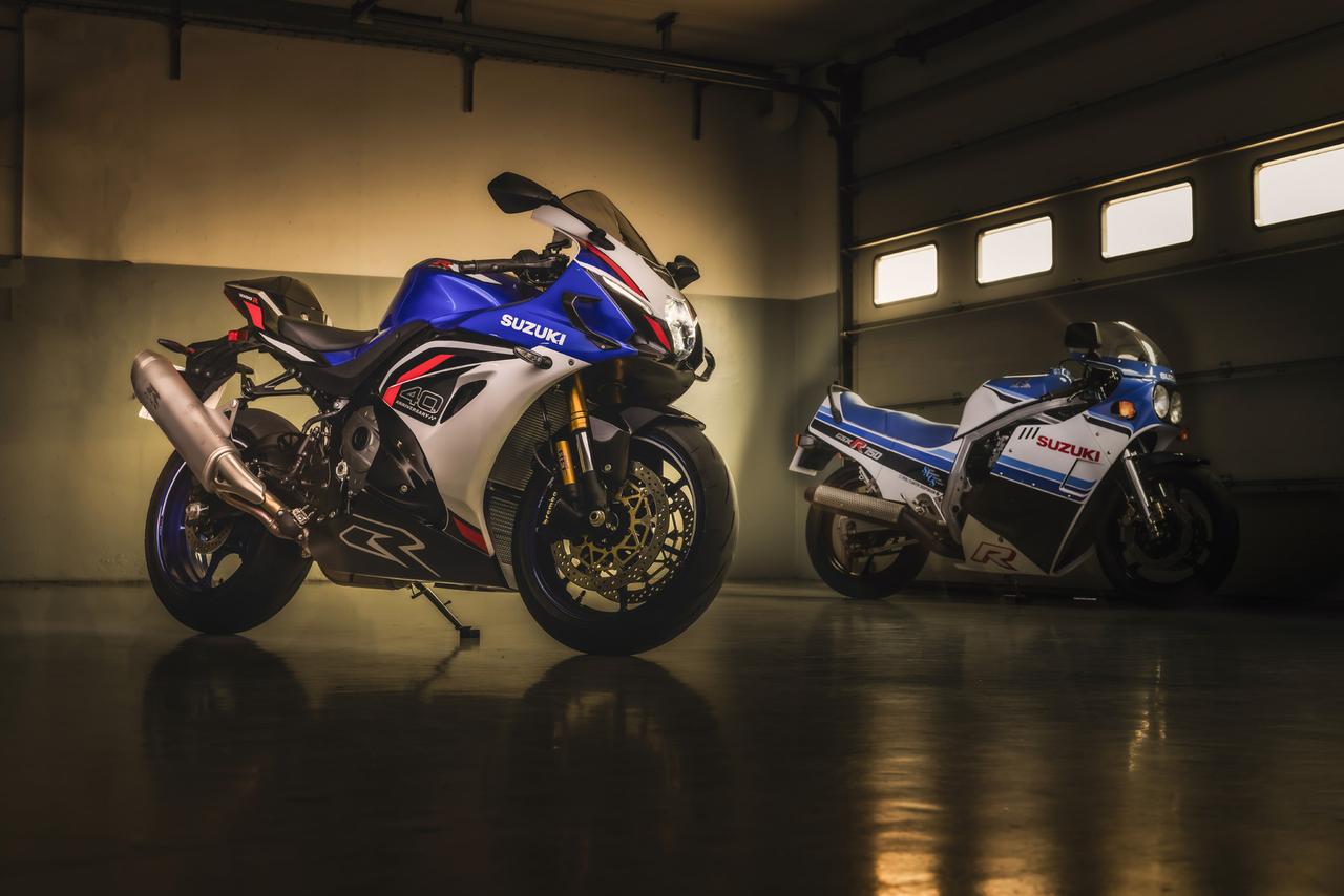 画像: 新型「GSX-R1000R」の詳細カットに加えて「GSX-R 40thヒストリー」も見られる!