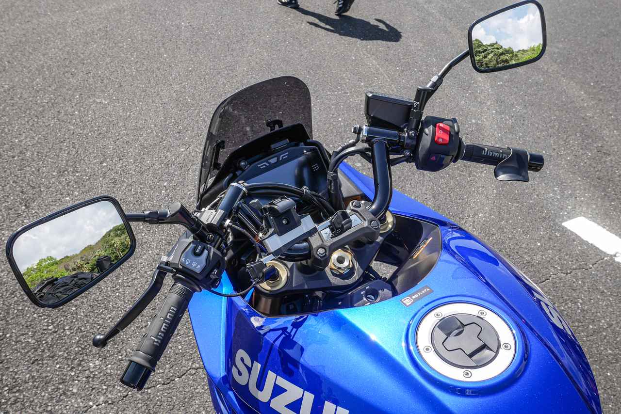 画像: 低く構えたスワローハンドルに交換。絞りや垂れ角もいい感じのハンドルでした!