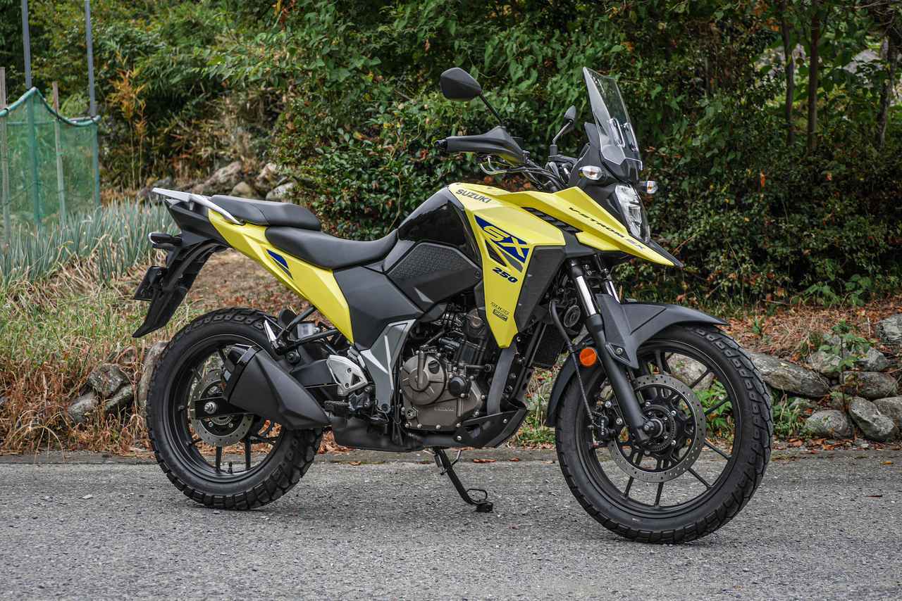 画像3: 250ccアドベンチャーバイク『Vストローム250SX』で雨の林道に突撃!