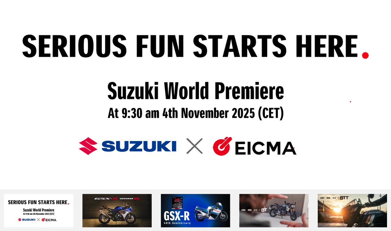 画像: 【本日】11月4日に『新型バイク』を発表か!? 「本格的な楽しさ」って一体なんだ!? - スズキのバイク!