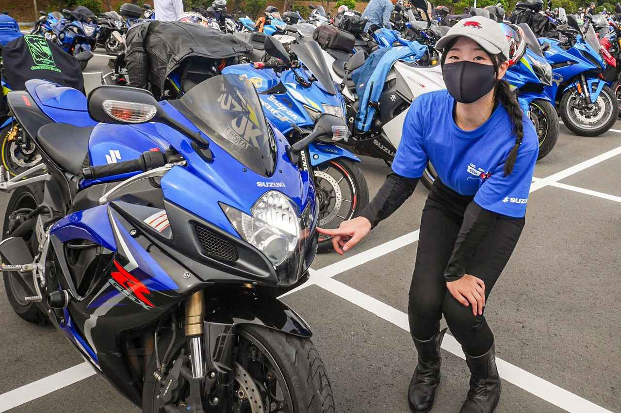 画像1: 【GSX-R女子】流行りの『バイク女子』かと思いきや……ソロで「伊豆スカ全線往復」が大好きって!? - スズキのバイク!