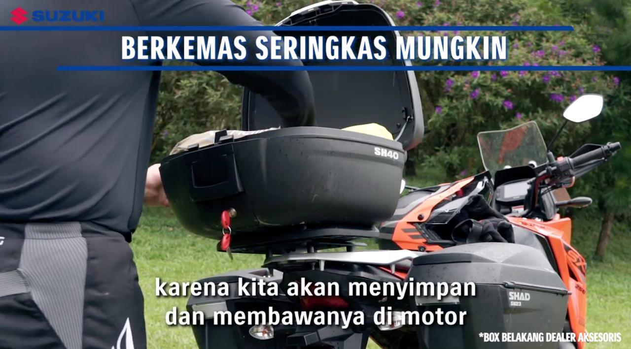 画像4: 焚き火とバイク、静かな夜。ソロキャンプで分かるVストローム250SXのマルチ性能