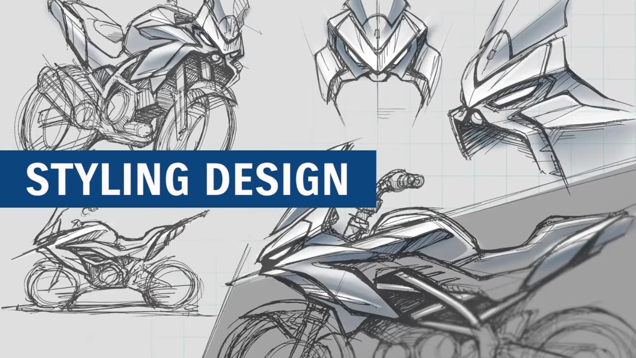 画像8: 新型「SV-7GX」に新たな動画が公開!デザインスケッチや足つき性、電子制御システムなどが丸わかり!【スズキのバイク!の動画ニュース】