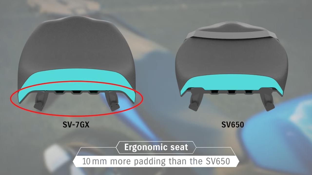 画像12: 新型「SV-7GX」に新たな動画が公開!デザインスケッチや足つき性、電子制御システムなどが丸わかり!【スズキのバイク!の動画ニュース】