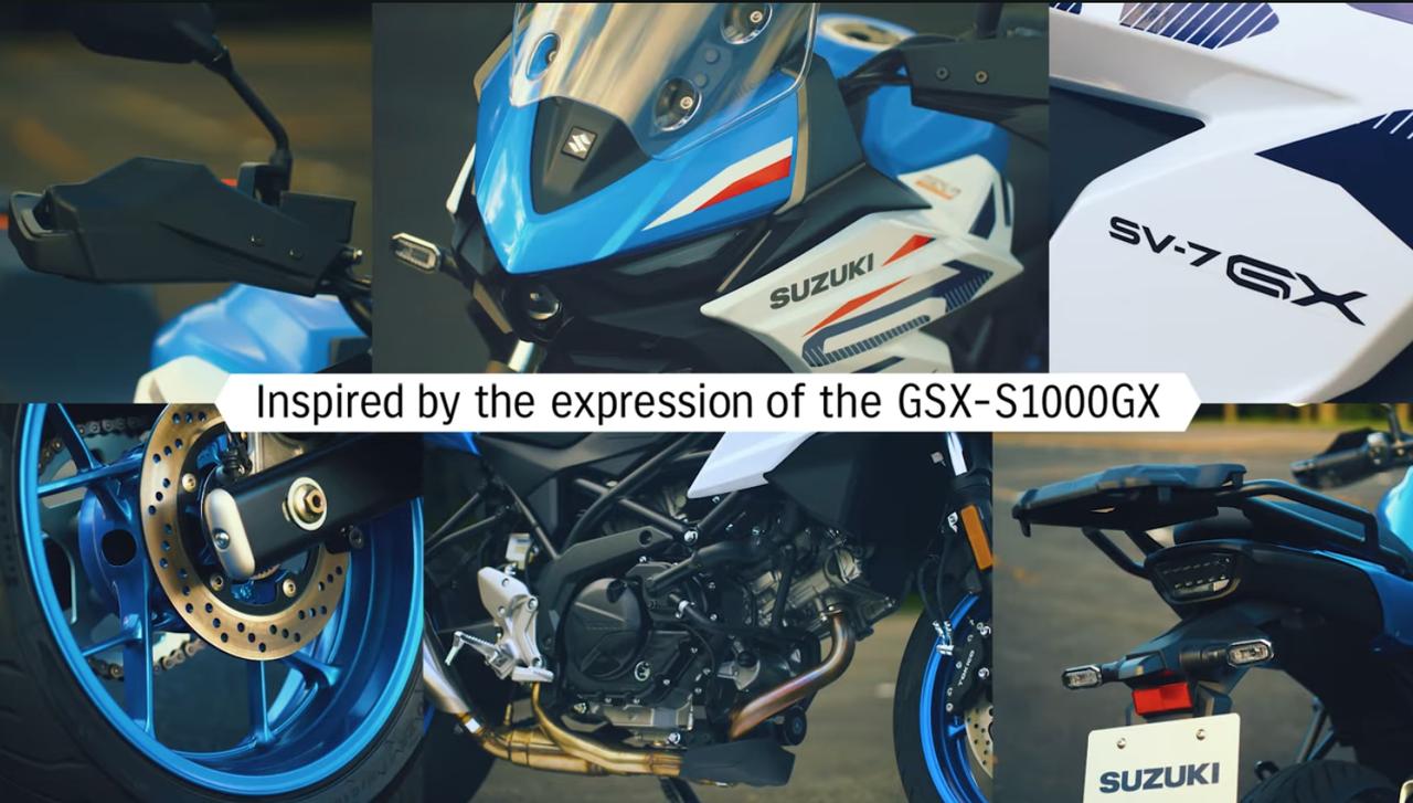 画像10: 新型「SV-7GX」に新たな動画が公開!デザインスケッチや足つき性、電子制御システムなどが丸わかり!【スズキのバイク!の動画ニュース】