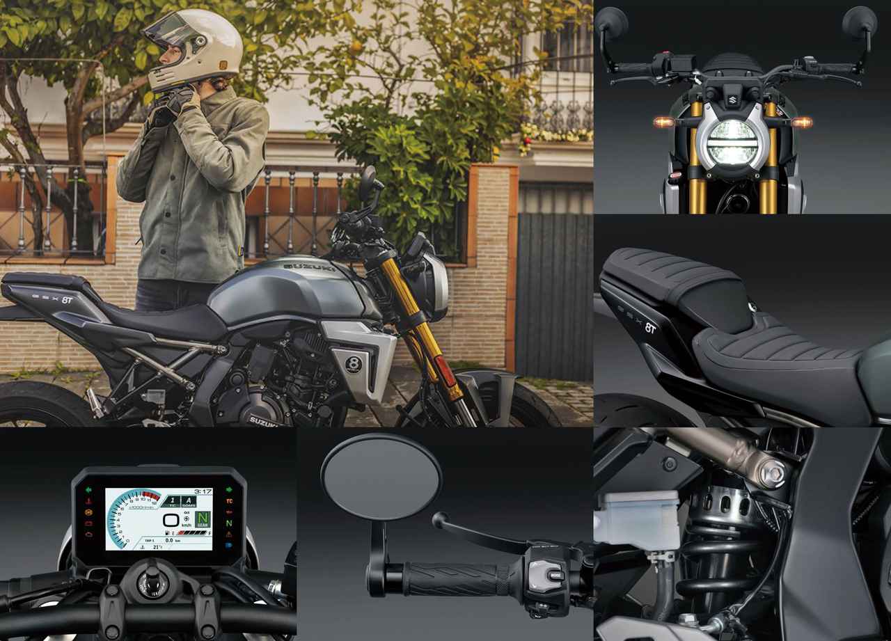 画像: 新型『GSX-8T』が細部までわかるディテール写真も公開！全方位写真で隅々までチェックしてみよう！ - スズキのバイク！