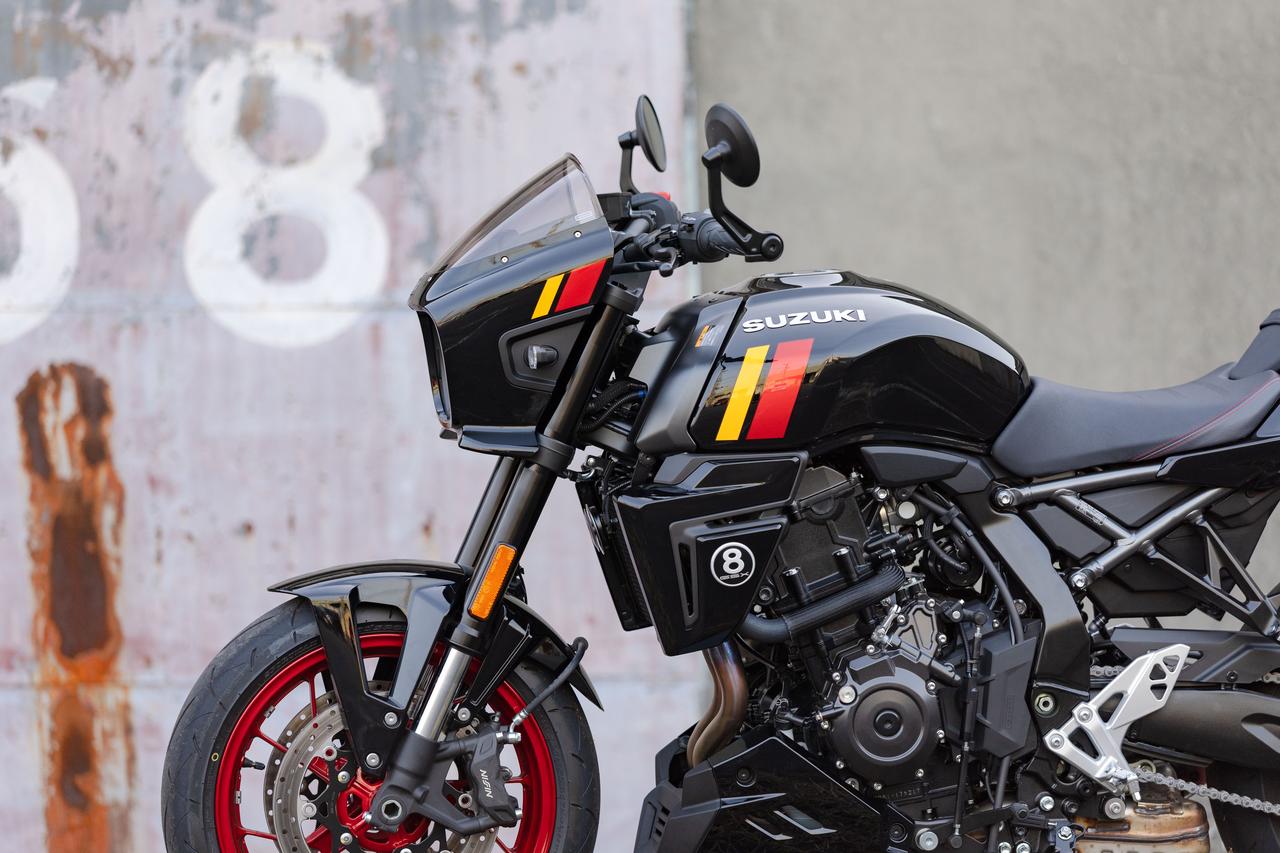 画像6: 新型『GSX-8TT』はヘッドライトカウルがあるからツーリングは快適?