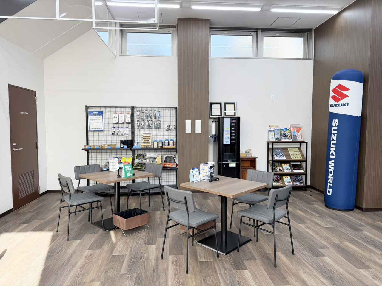 画像2: 【新店】『スズキワールド世田谷』が二輪・四輪の駐車場完備でリニューアルオープン！ さらに気軽に立ち寄れる好立地に移転されました！【スズキのバイク！の耳寄りニュース】