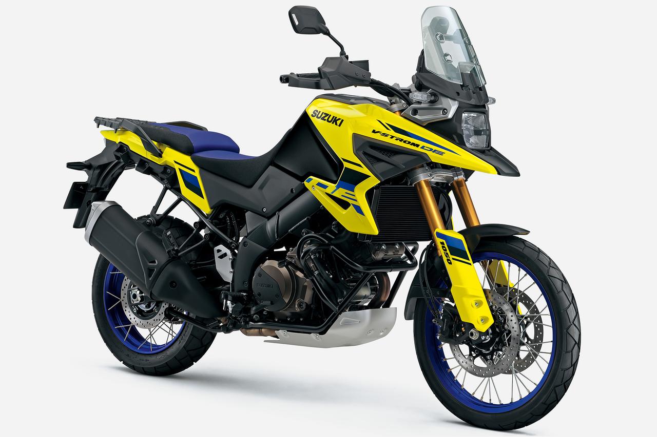 画像: V-STROM1050DE チャンピオンイエローNo.2/グラススパークルブラック