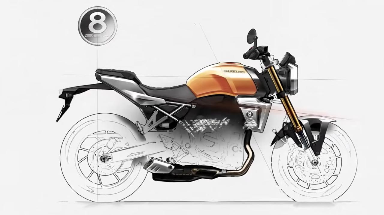 画像3: 【比較に最適】新型『GSX-8T/TT』のデザインスケッチや機能説明まで! 日本のスズキ公式YouTubeで公開された動画は2台の違いがよくわかる!?【スズキのバイク!の動画ニュース】