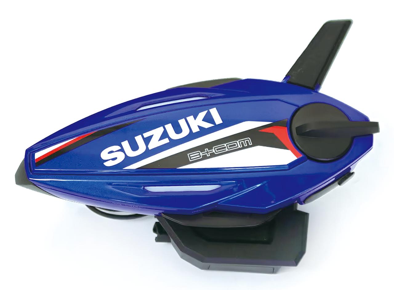 画像1: 【限定1000個】「スズキ×ビーコム」コラボ・インカムがこの夏、発売!新世代B+COM「7X EVO SUZUKI SPECIAL EDITION」の先行予約が開始中です!【スズキのバイク!の耳よりニュース】