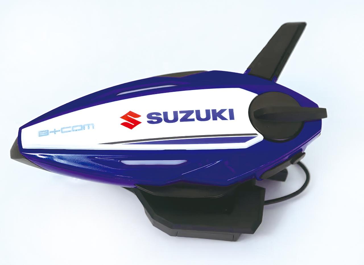 画像2: 【限定1000個】「スズキ×ビーコム」コラボ・インカムがこの夏、発売!新世代B+COM「7X EVO SUZUKI SPECIAL EDITION」の先行予約が開始中です!【スズキのバイク!の耳よりニュース】