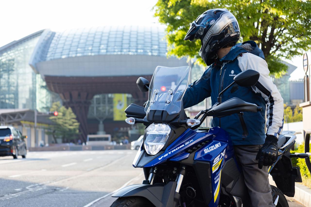 画像10: Vストローム250SXなら『千里浜なぎさドライブウェイ』を200%満喫できる!