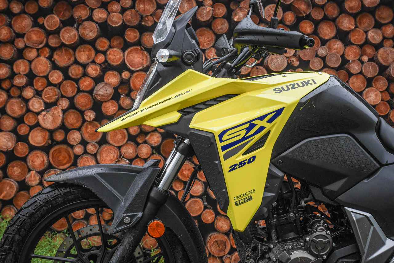 画像: ド雨の林道に『Vストローム250SX』で突撃してみたらどうなるのか？ - スズキのバイク！