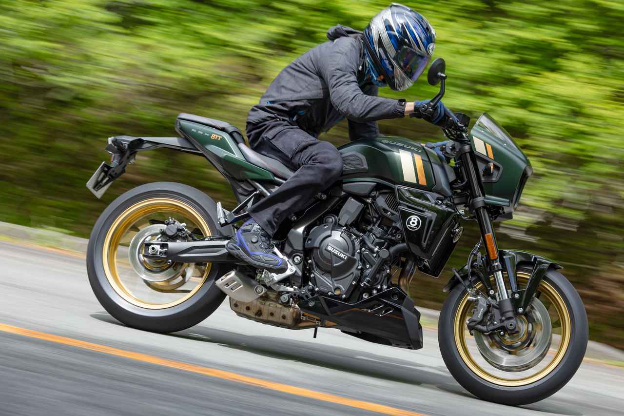 画像: バイクを寝かせてなくても「乗っている人がカッコよく見える」の一例