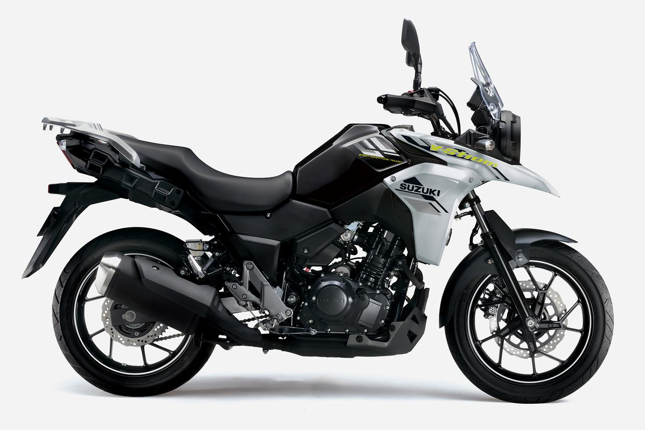 画像: Vストローム250 (ハイテックシルバーメタリック/パールネブラーブラック)