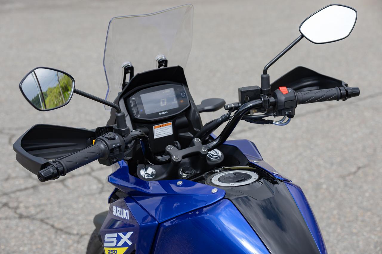 画像4: スズキ『Vストローム250SX』の装備/ディテール解説