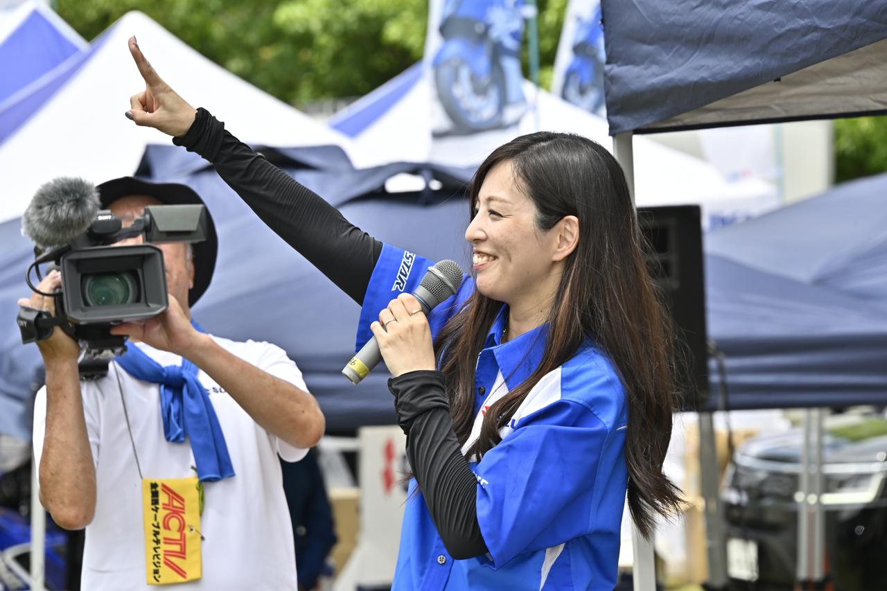 画像7: 当日は絶好のバイクイベント日和