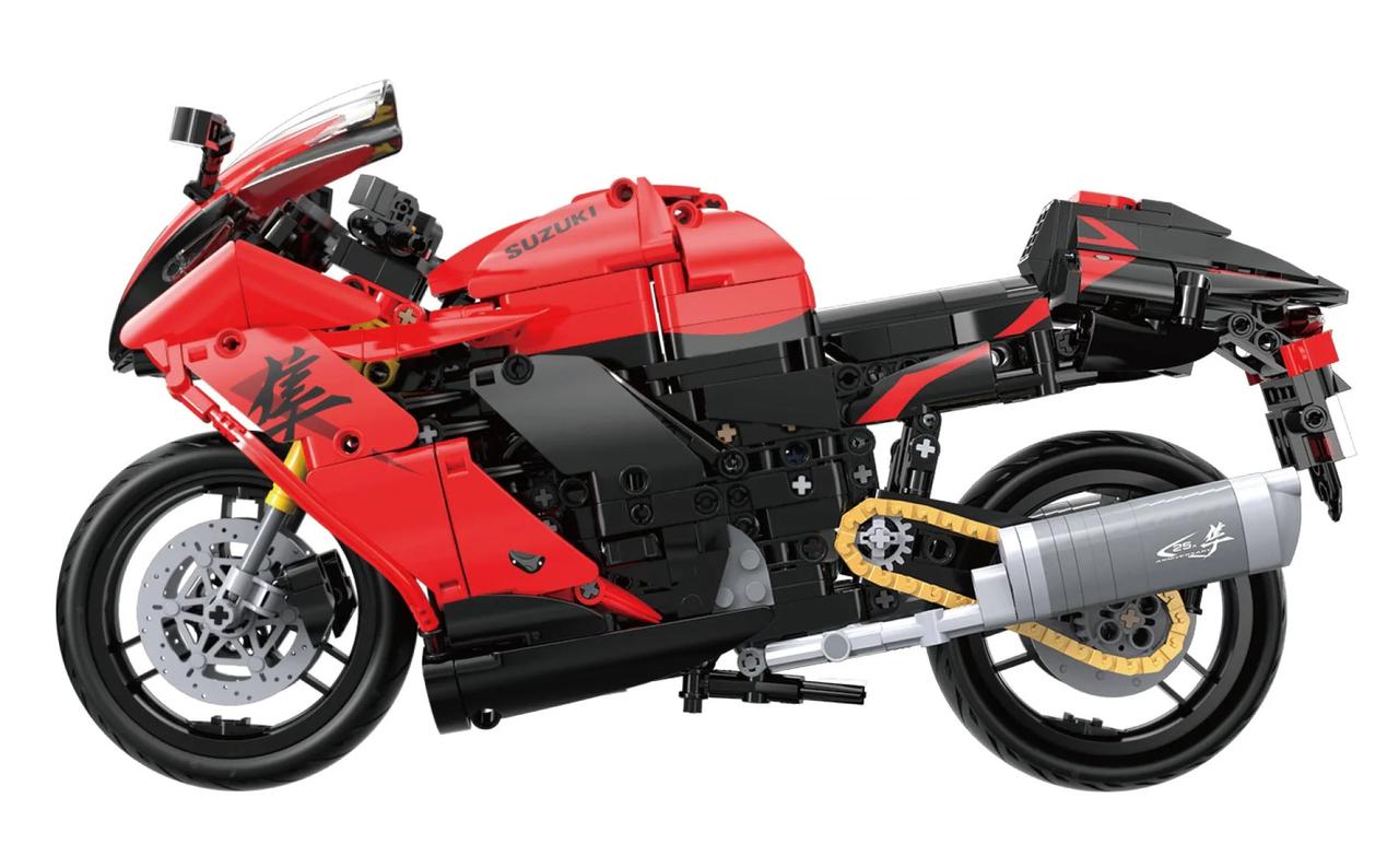 画像1: カタナに続いて『隼』も登場!? 全299ピースで組み立てる『1/6スケール Hayabusaブロック』はスズキ公式ライセンスならではのクオリティ!【寝ても覚めてもスズキのバイク!】