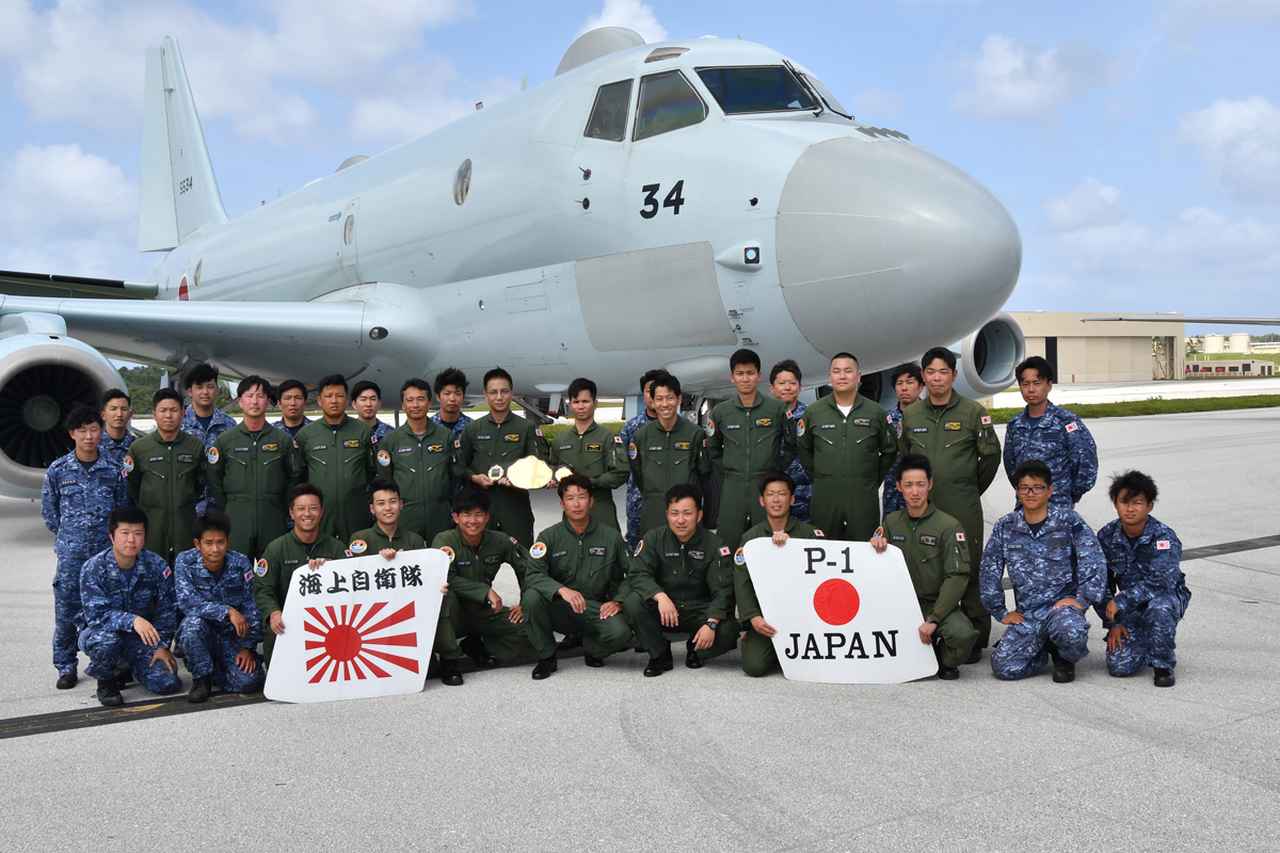 画像: 日本、アメリカ、オーストラリア、韓国、インドの5カ国が参加した対潜水艦戦競技会で優勝した第3航空隊