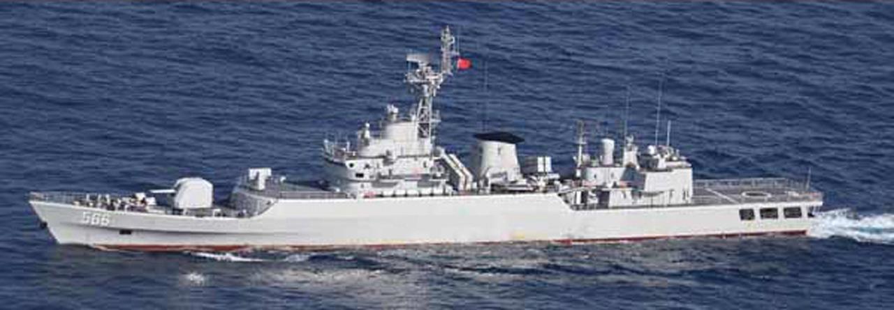 画像: 中国人民解放軍海軍のフリゲート『ジャンウェイ(江衛)II』級。同型艦が8隻配備されていることがわかっている 写真提供/防衛省