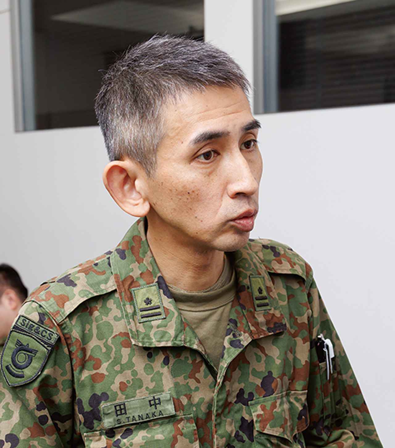 画像: 田中3佐は、「サイバー領域における技術の進歩は大変早く、自衛隊だけでの対応は限界があるので民間力は重要です」と話す