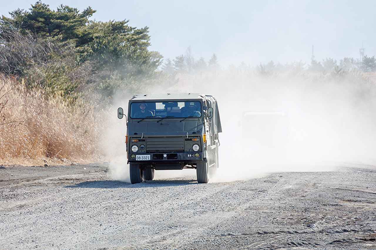 画像: 1：演習場に進入