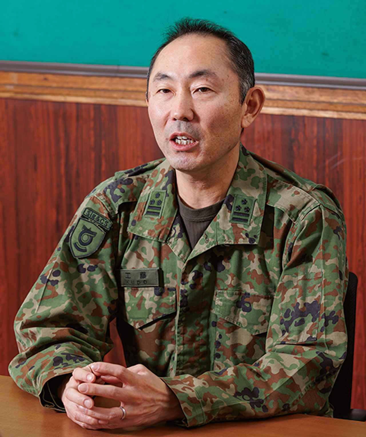 画像: 工藤1佐は「教育修了後は、全国各地の整備部隊で一人前の整備員として活躍してくれることを期待しています」と語る