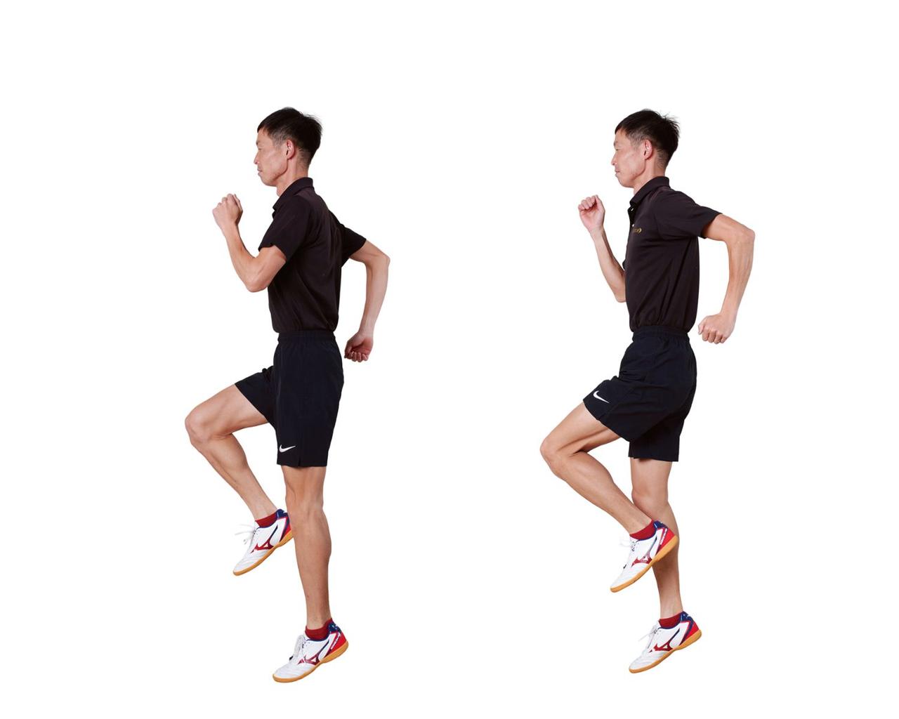 画像: その場スキップ：一定のリズムで5分