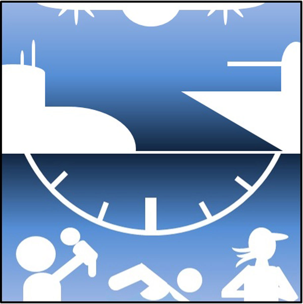 画像: 海上自衛隊のワークライフバランスを啓発するロゴマーク。「充実した家庭生活があってこそ充実した部隊勤務ができる」をコンセプトにしている