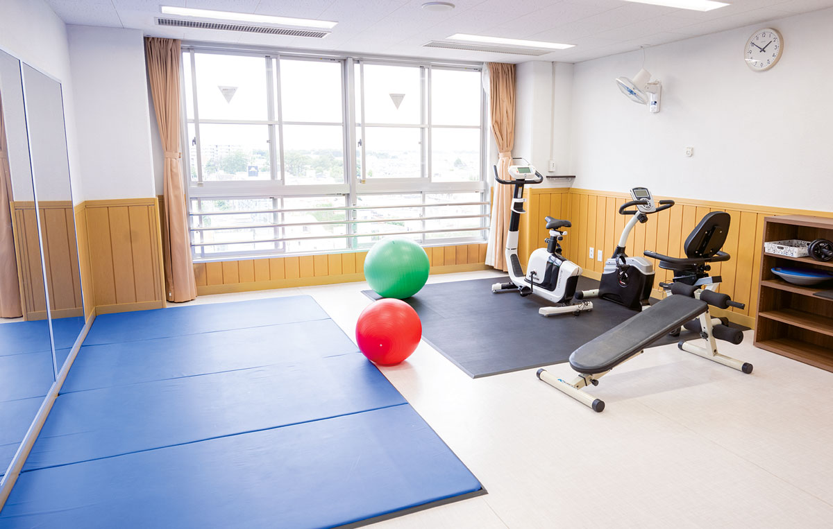 画像: 体力維持・向上のためのトレーニングルーム