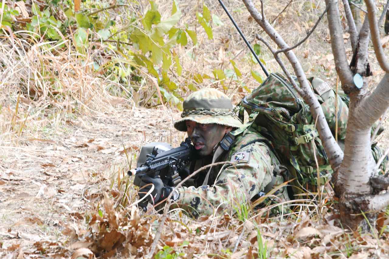 画像: 前方 敵散兵 200 短連射 指命 射て