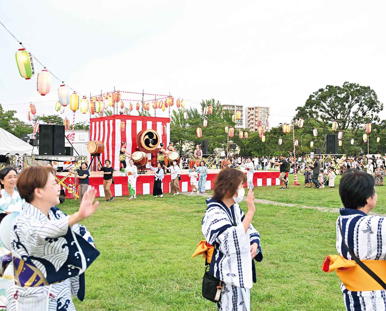 画像: よさこいや和太鼓の演舞も披露