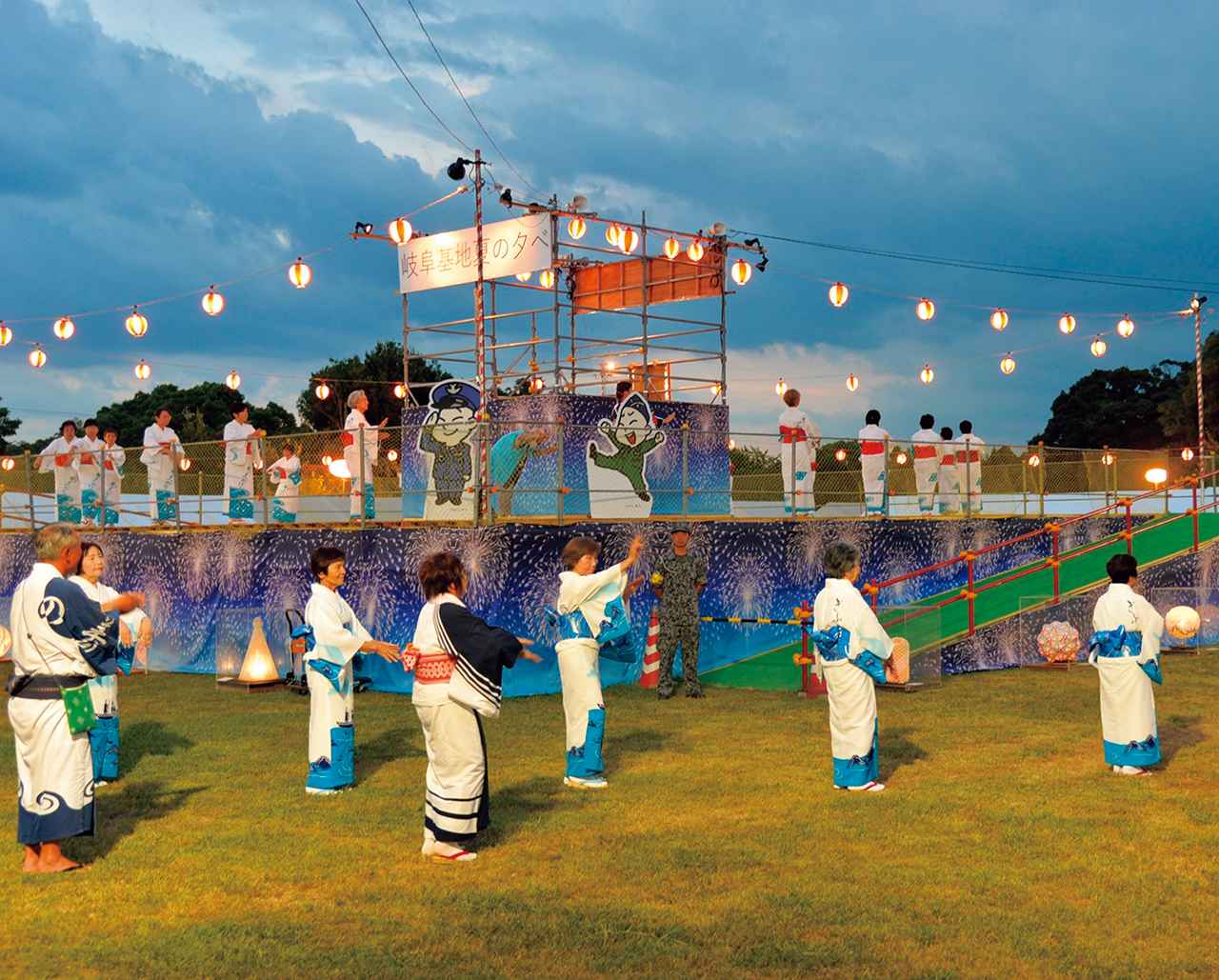 画像: 岐阜地域でも大規模な盆踊り