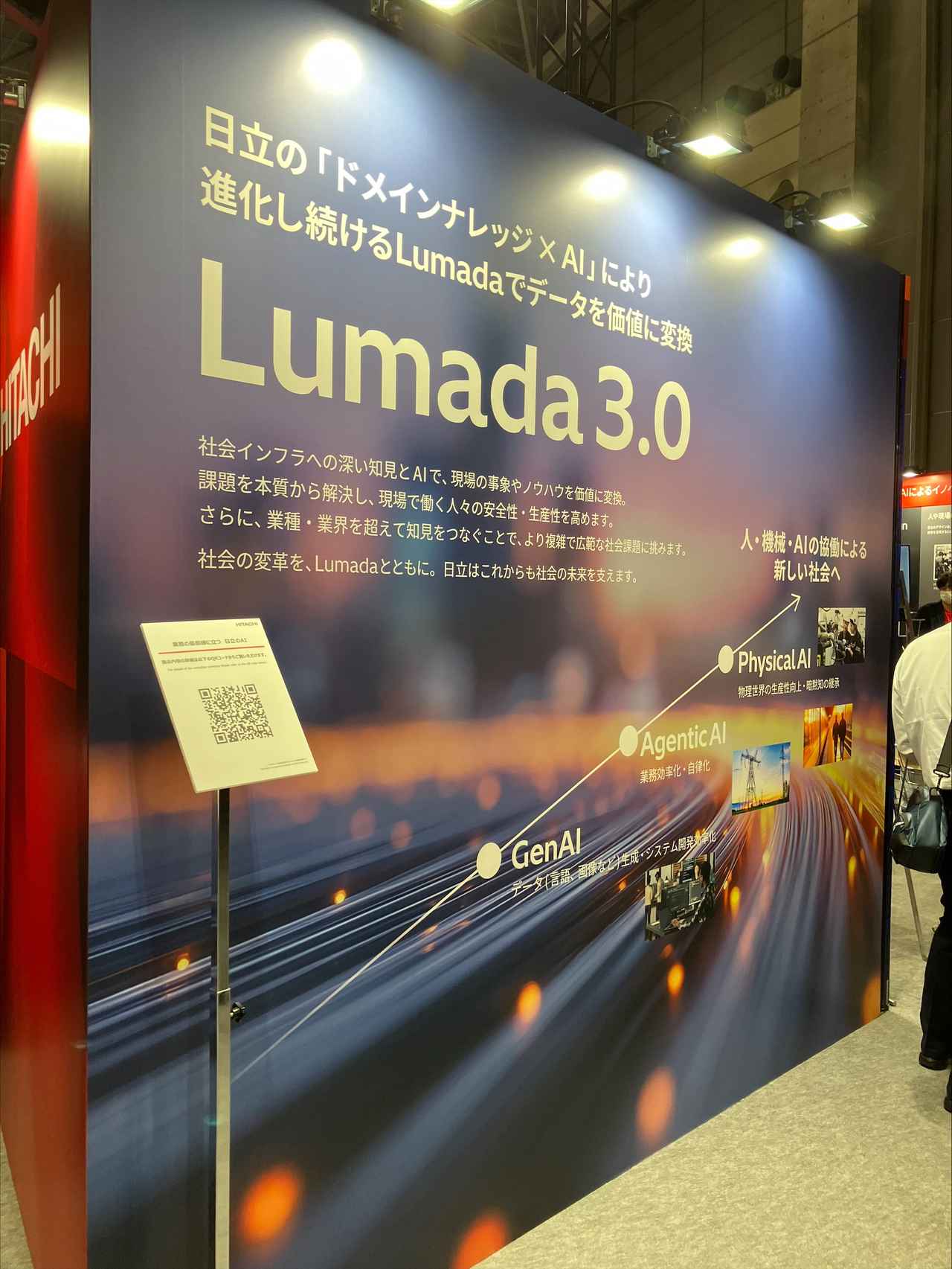 画像: 「Lumada 3.0」のめざす世界。日立の「ドメインナレッジ×AI」により進化し続けるLumadaでデータを価値に変換。
