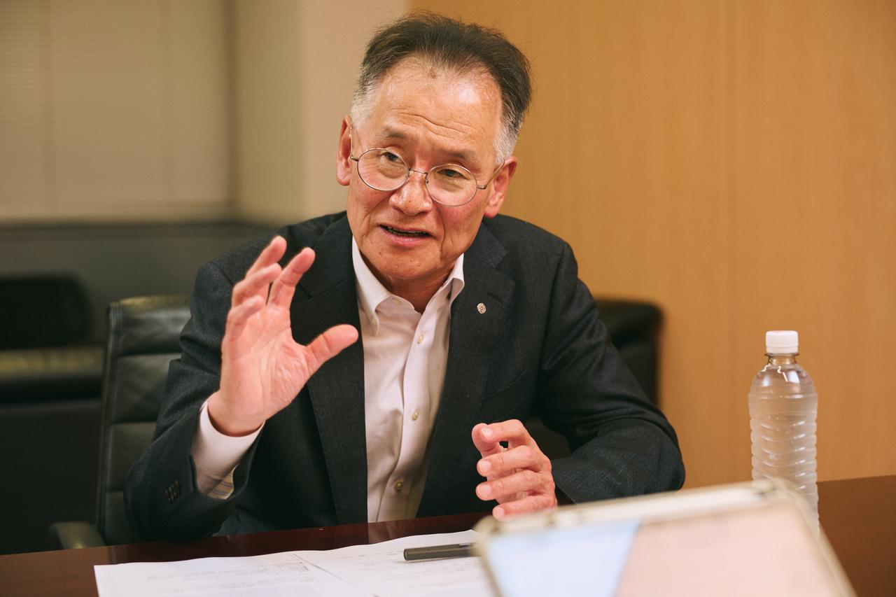 画像: 中野俊夫氏（日立情報通信エンジニアリング 代表取締役 取締役社長）