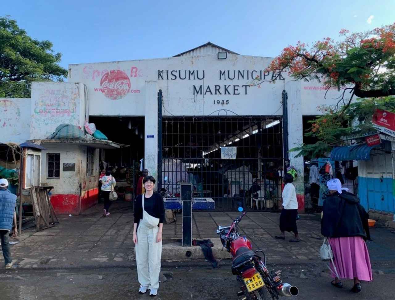 画像: 出張で再び訪れたキスムのマーケット