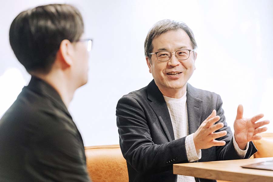 画像: 研究開発グループ システムイノベーションセンタ長の谷。